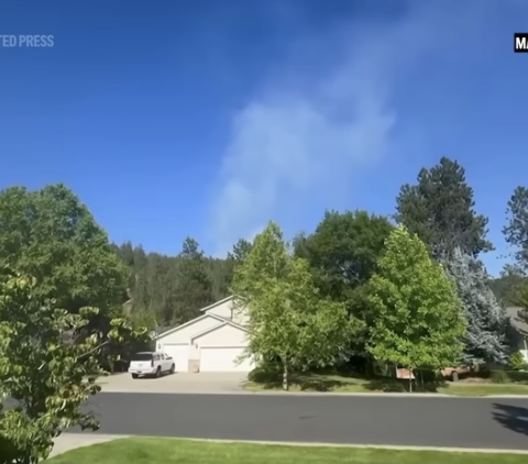 scene of sniper shooting where firefighters ambushed